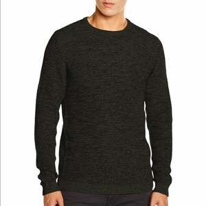 SELECTED HOMME INDIGO Men's Navy Crew Neck Sweater